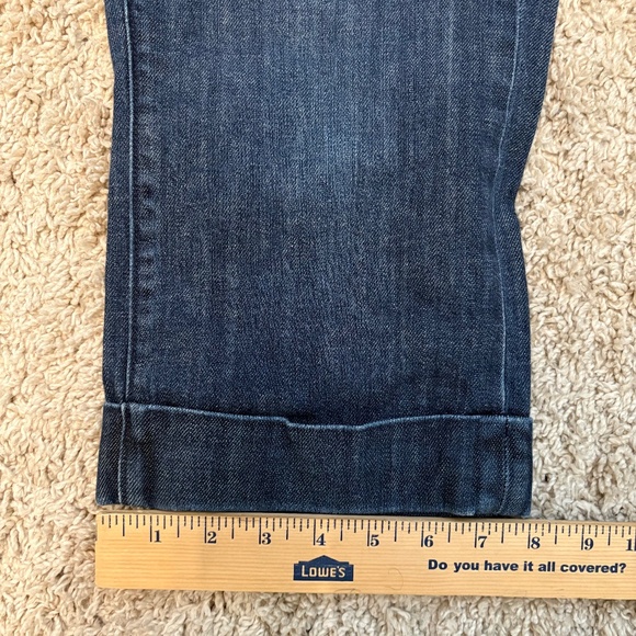 Banana Republic Denim Cropped Trousers Mid Rise Women’s Size 10 - Picture 11 of 11
